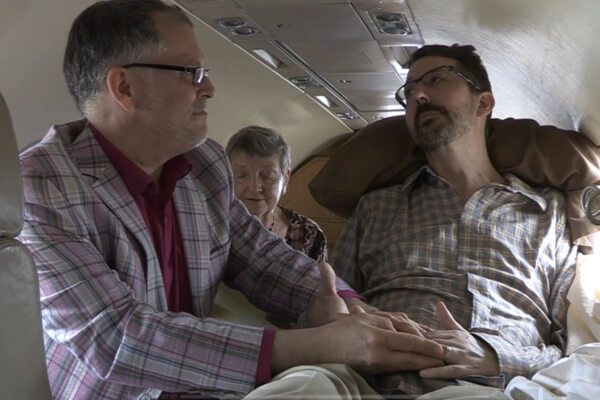 Jim Obergefell and John Arthur traveled from Cincinnati to Maryland to get married. | FACEBOOK