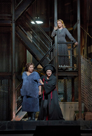 Christine Goerke, Ildikó Komlósi, and Anne Schwanewilms in Richard Strauss's "Die Frau ohne Schatten.” | KEN HOWARD/ METROPOLITAN OPERA 
