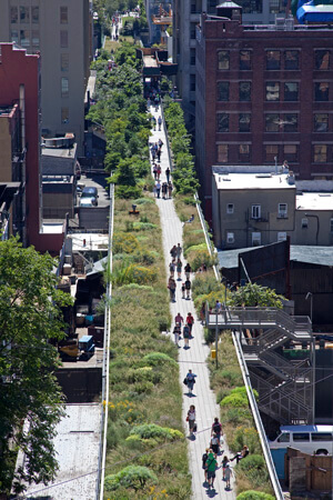  view of the High Line from Related’s Abington House at 500 West 30th Street. | RELATED COMPANIES 