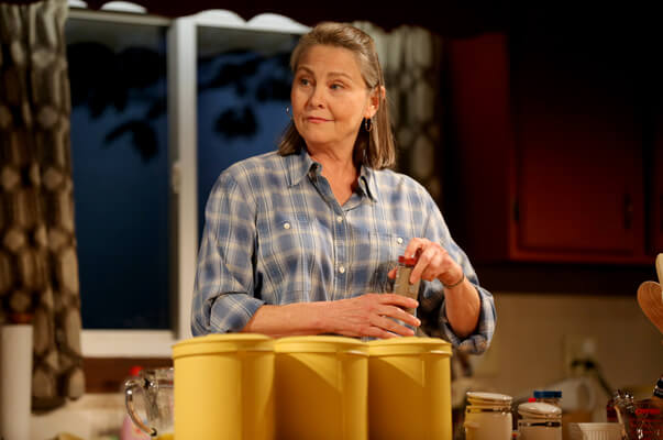 Cherry Jones in Sarah Treem’s “When We Were Young and Unafraid,” at New York City Center through August 10. | JOAN MARCUS 