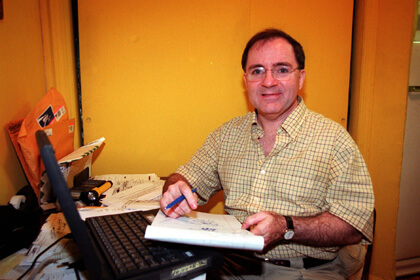 Joe Nicholson at the New York Post in a 1999 photo. | VERONIQUE LOUIS 