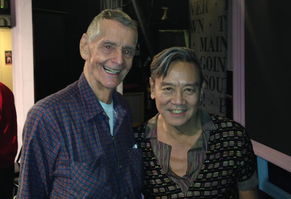 Carlton Carpenter with this writer earlier this year at the New York Theatre Company’s retrospective panel “Remembering Mary Martin.” | COURTESY: DAVID NOH 