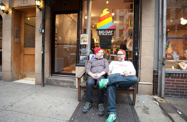 Douglas and Bryan. | BIGGAYICECREAM.COM