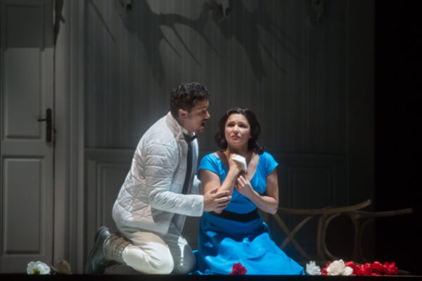 Piotr Beczala and Anna Netrebko in Tchaikovsky’s “Iolanta.” | MARTY SOHL/ METROPOLITAN OPERA 