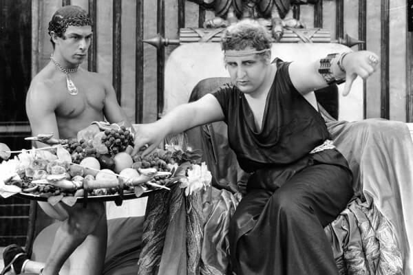 Charles Laughton (right) in Cecil B. DeMille’s “Sign of the Cross.” COURTESY: | PHOTOFEST VIA FILM FORUM 