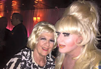Lady Bunny (r.) and her mom, Lady Becky. | TROY MASTERS