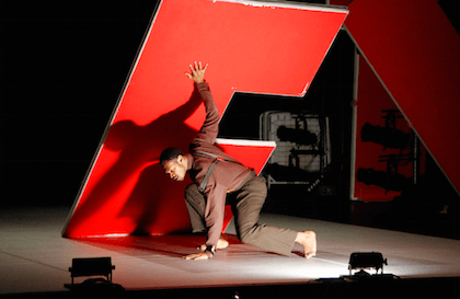 Flats designed by Bjorn Amelan, Dora's son and Jones' husband, are moved in accordance with shifts in location and perspective. | PAUL B. GOODE