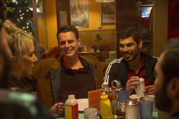 Jonathan Groff and RaÃºl Castillo in “Looking: The Movie.” | HBO 