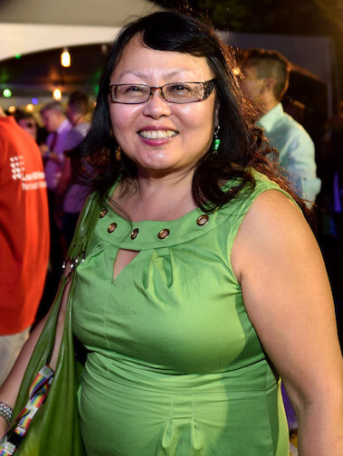 Justice Doris Ling-Cohan at this past June's LGBT Community Center Garden Party. | DONNA ACETO