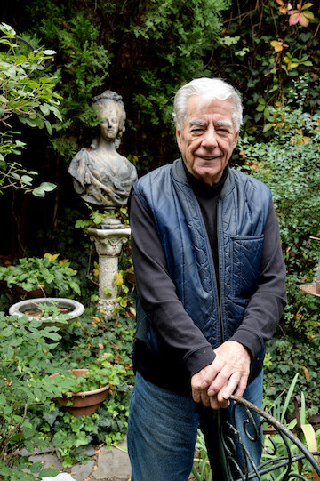 Tom Doyle in his back garden. | DONNA ACETO