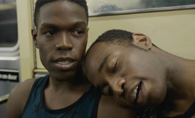 Curtiss Cook, Jr., and Kerwin Johnson, Jr., in Jay Dockendorf’s “Naz and Maalik.” | WOLFE VIDEO 