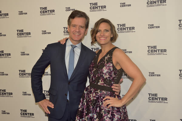 Center executive director Glennda Testone with West Side State Senator Brad Hoylman. | DONNA ACETO