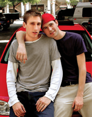 Michael Glatze and Benjie Nycum. | GAY CITY NEWS