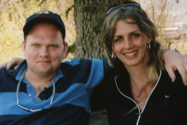 Kimberly Reed with her long estranged brother, Marc McKerrow, in Reed's Prodigal Sons. | FIRST RUN FEATURES