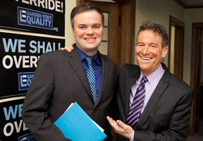 Troy Stevenson and Steven Goldstein. | GARDEN STATE EQUALITY