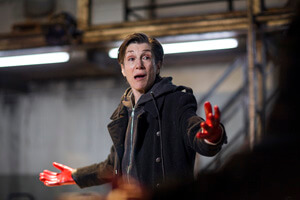 Harriet Walter as Brutus in the Donmar production of “Julius Caesar.” | HELEN MAYBANKS