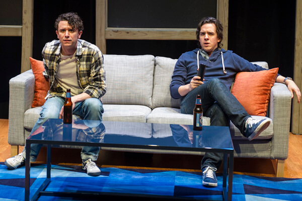 Aaron Rossini and Craig Wesley Divino in "From White Plains." |  JACOB J. GOLDBERG