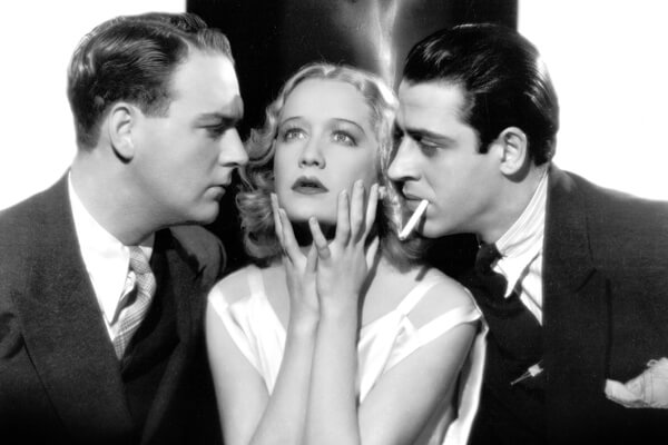 Willaim Gargan, Miriam Hopkins, and Jack LaRue in Stephen Roberts’ “The Story of Temple Drake.” | FILM FORUM VIA PHOTOFEST