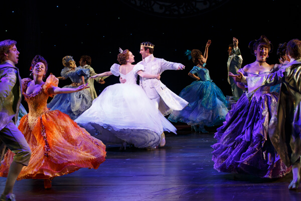Laura Osnes and Santino Fontana in “Cinderella.” | CAROL ROSEGG 