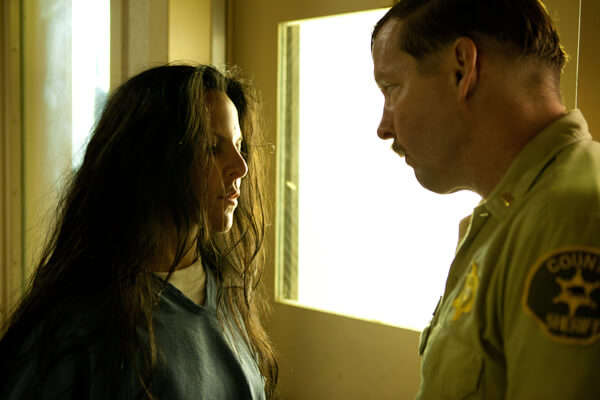 Kate del Castillo and B.D. Sweeney in Jules Stewart’s “K-11.” | BREAKING GLASS PICTURES