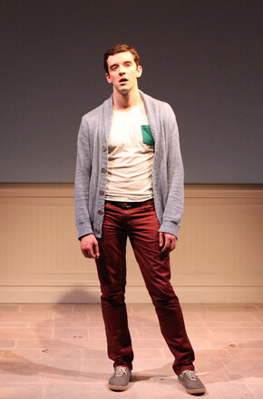 Michael Urie in Jonathan Tollins’ one-man show, “Buyer & Cellar.” | SANDRA COUDERT 