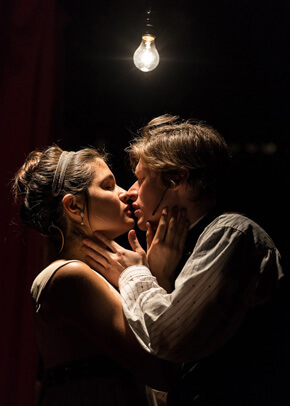 Phillipa Soo and Lucas Steele in Dave Malloy’s “Natasha, Pierre and the Comet of 1812.” | THE HARTMAN GROUP 