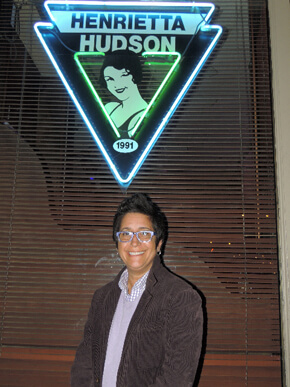 Lisa Cannistraci at home in her West Village bar. 