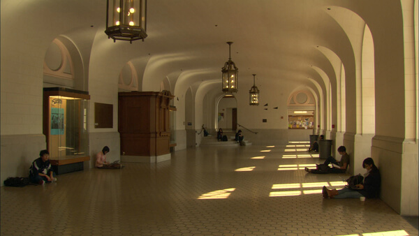 A nearly empty hallway at the University of California at Berekely. | ZIPPORAH FILMS 