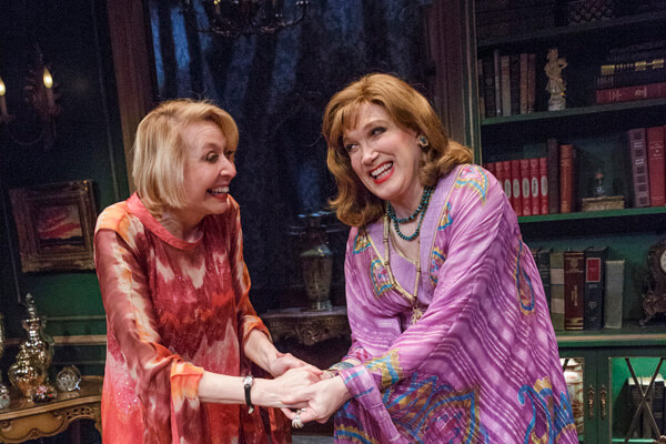 Julie Halston and Charles Busch in Busch’s “The Tribute Artist.” | JAMES LEYNSE