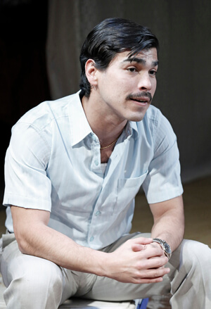 RaÃºl Castillo, whose impressive turn in “Looking” has snared the LGBT community’s attention, returns to his home at the Intar Theatre for a limited run production of a José Rivera play. | CAROL ROSEGG 