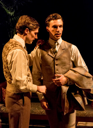 Gwilym Lee as Leonard with Tom Hughes, who plays the ghost of his lover Gerald. | JOHAN PERSSON
