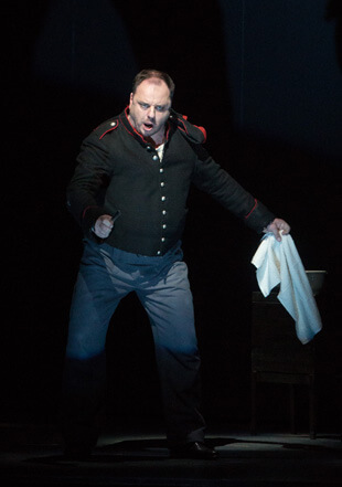 Matthias Goerne in the title role of Berg's "Wozzeck” at the Metropolitan Opera. | MARTY SOHL/ METROPOLITAN OPERA