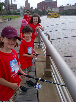 hudson river park fishing IS