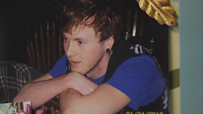 Zack Harrington took his own life at 19 in 2010. | BROKEN HEART LAND