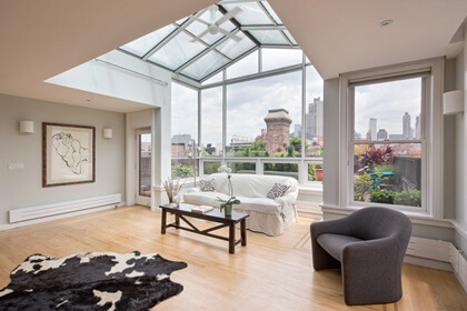 An interior at the Piano Factory on West 46th Street offered by Town Residential. | TOWN RESIDENTIAL 