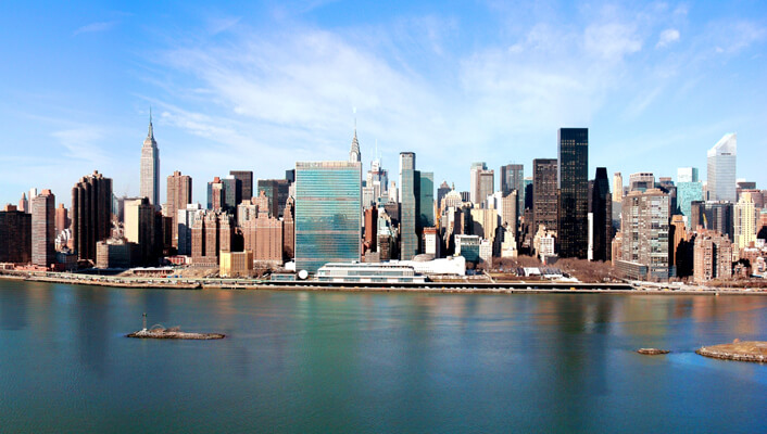 The Manhattan Skyline from Long Island City.