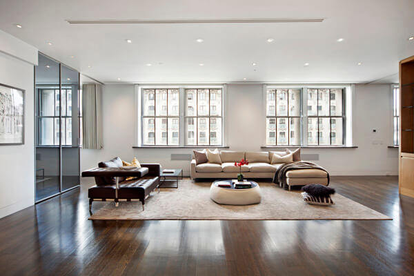 A four-bedroom duplex penthouse residence at the Apple Bank Building at Broadway and 73rd Street. | DOUGLAS ELLIMAN 