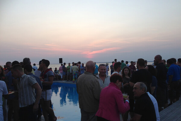 Pines Party crowd IS