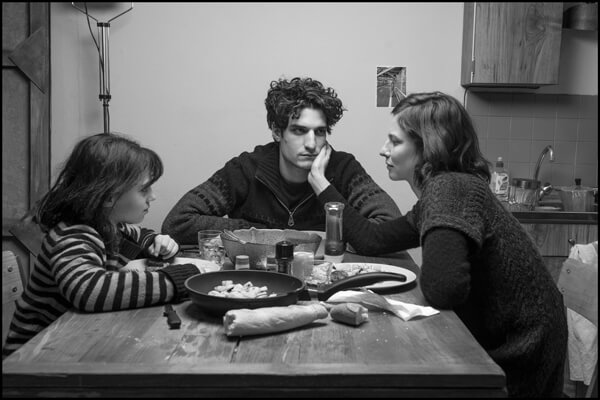 Olga Milshtein, and Louis Garrel, Anna Mouglalis in Philippe Garrel’s “Jealousy.” | DISTRIB FILMS