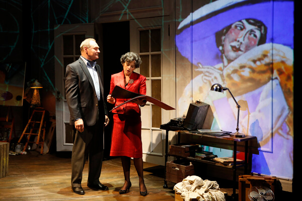 Sherman Howard and Stacy Ross in Lauren Gunderson’s “Bauer.” | CAROL ROSEGG 