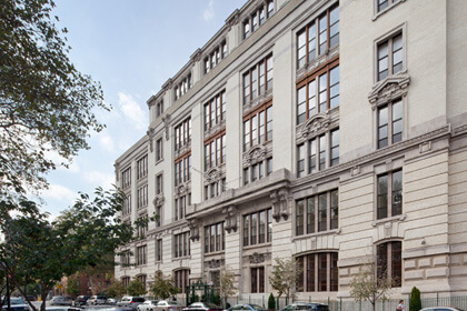 A converted public elementary school on the Lower East Side now has rental units available. | MODERN SPACES