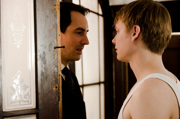 Matthias Hungerbühle as Ernst and Sven Schelker as Röbi in “The Circle." | WOLFE RELEASING 