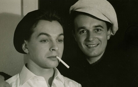 Röbi Rapp and Ernst Ostertag as young men. | WOLFE RELEASING