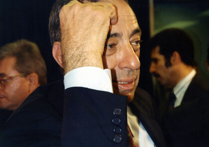 Governor Mario Cuomo after an HIV/ AIDS event at the World Trade Center. | DONNA ACETO 