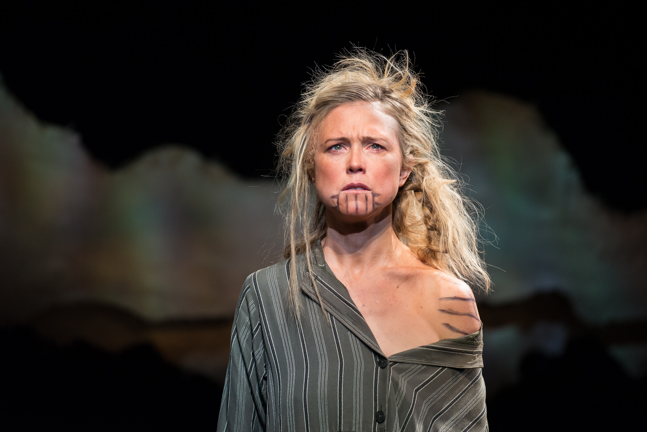 Tracy Meddenor in the recent production of "Abundance."