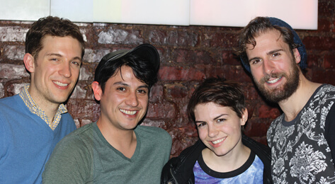 A very goodlooking crowd, indeed.