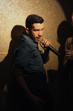 Another karaoke singer.