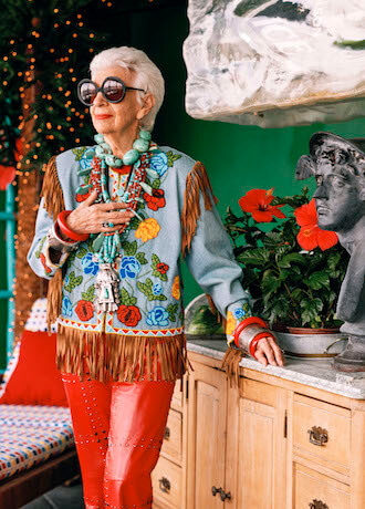 Iris Apfel in Albert Maysles’ documentary “Iris.” | MAGNOLIA PICTURES