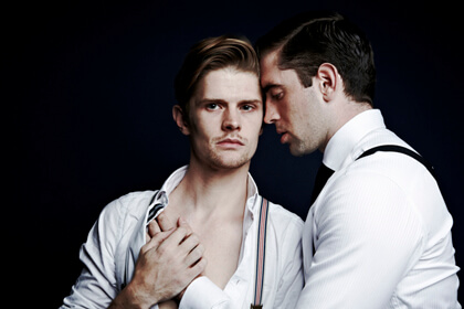 David R Butler and Alexander Hulme in Dylan Costello’s “The Glass Protégé” | KRISZTIAN SIPOS PHOTOGRAPHY 