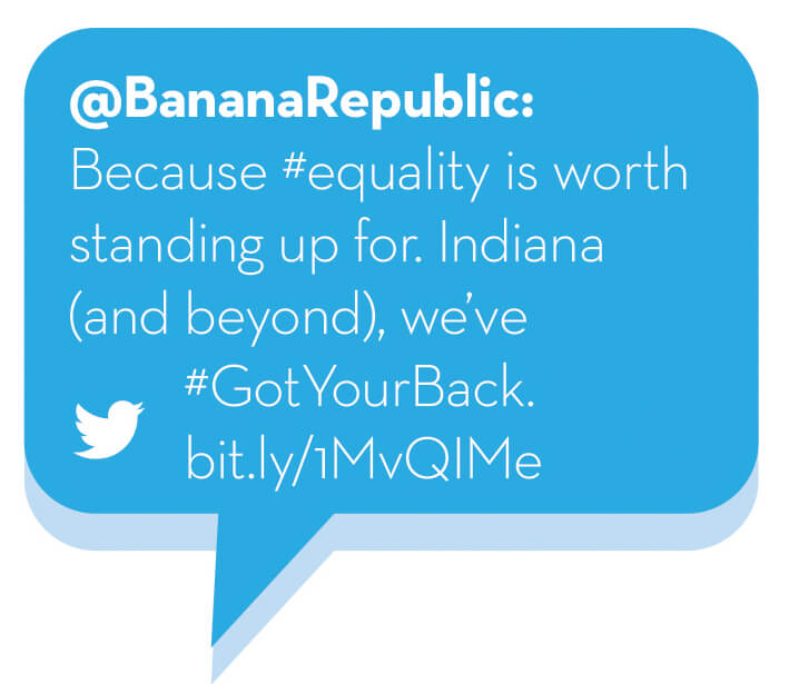 TWEET-BananaRepublic IS